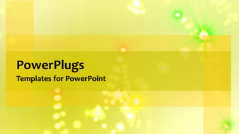 PowerPoint Template - An abstract background